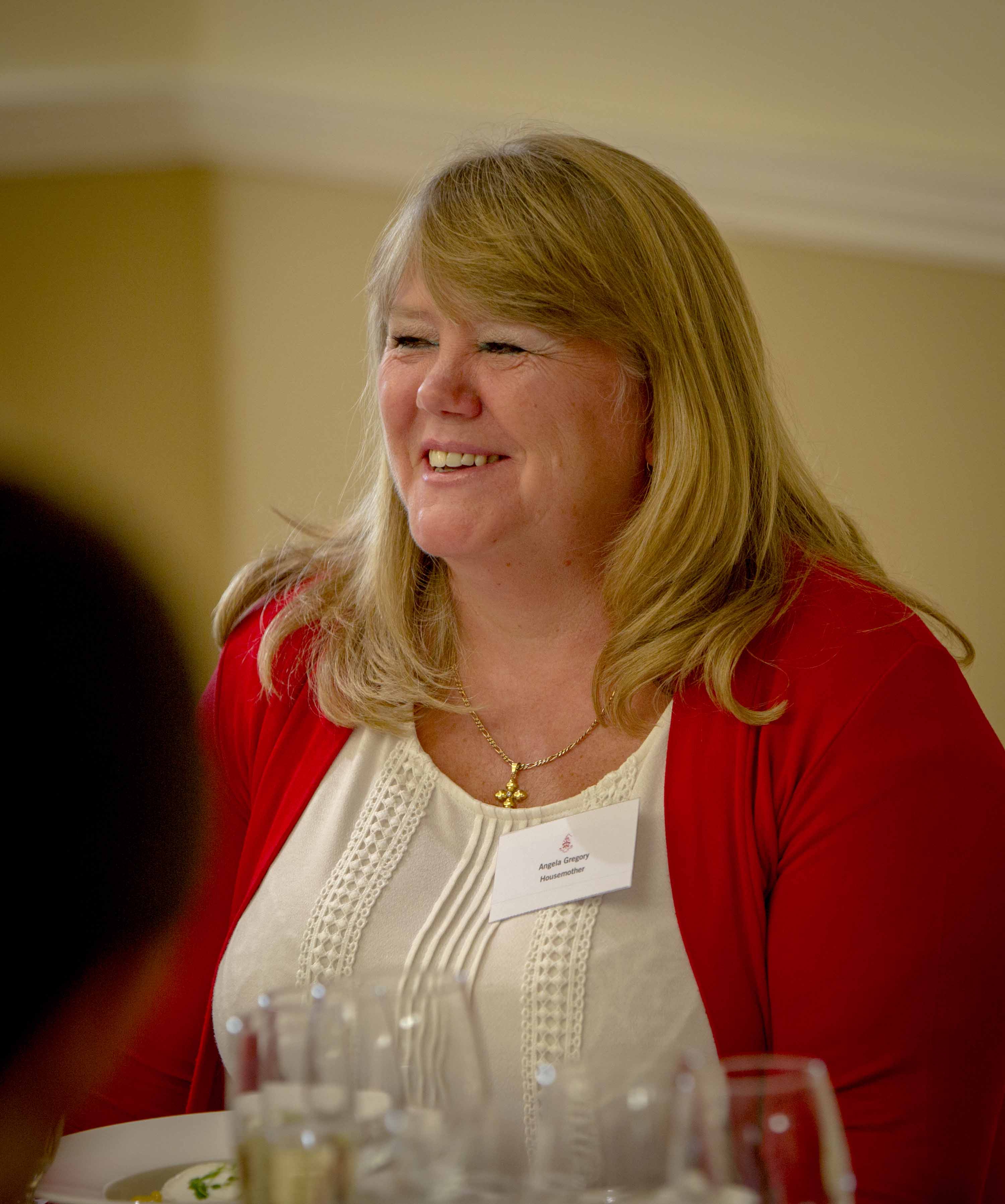 Angela Gregory, Housemother - Housman Hall Official Re-Opening, 29th November 2014