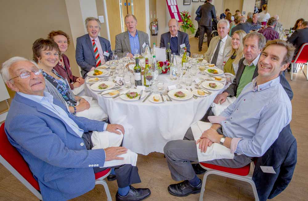 Leslie Irving, Penny Ribbeck (nee Schilizzi), Nikki Thorpe (Archivist), Matthew Horton, Tim Grout-Smith, Hedley Brunt, Martin Adams, Megan Griffiths (Foundation & Alumni Coordinator), David Baker, John Schilizzi