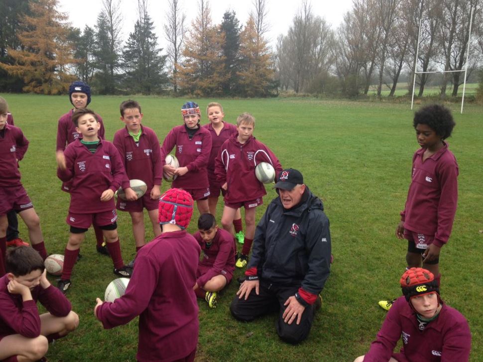 Training session with Brian McLaughlin (former Ulster Head Coach)