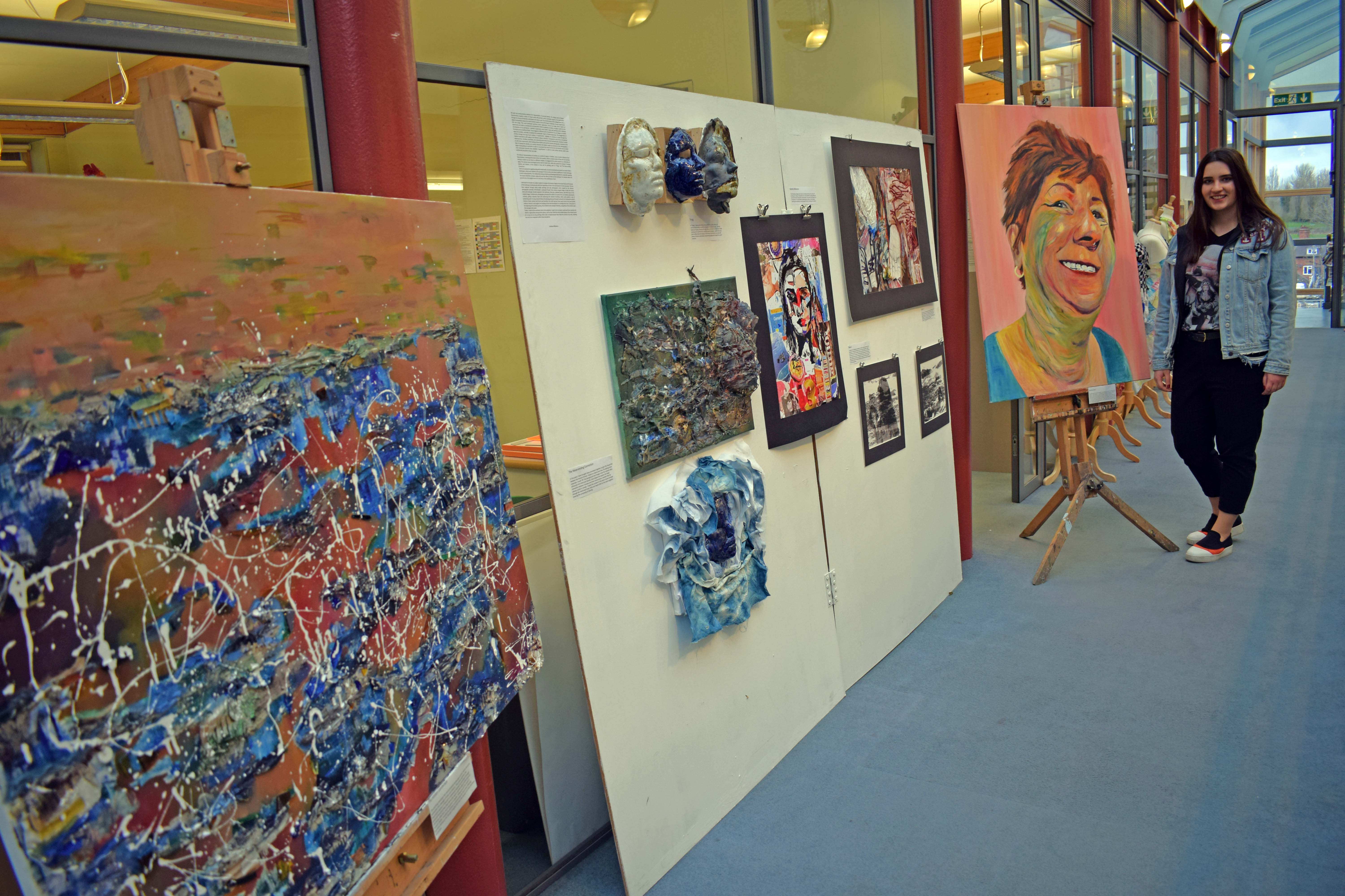 IB Art Exhibition, March 2017 (Andreaa's work)