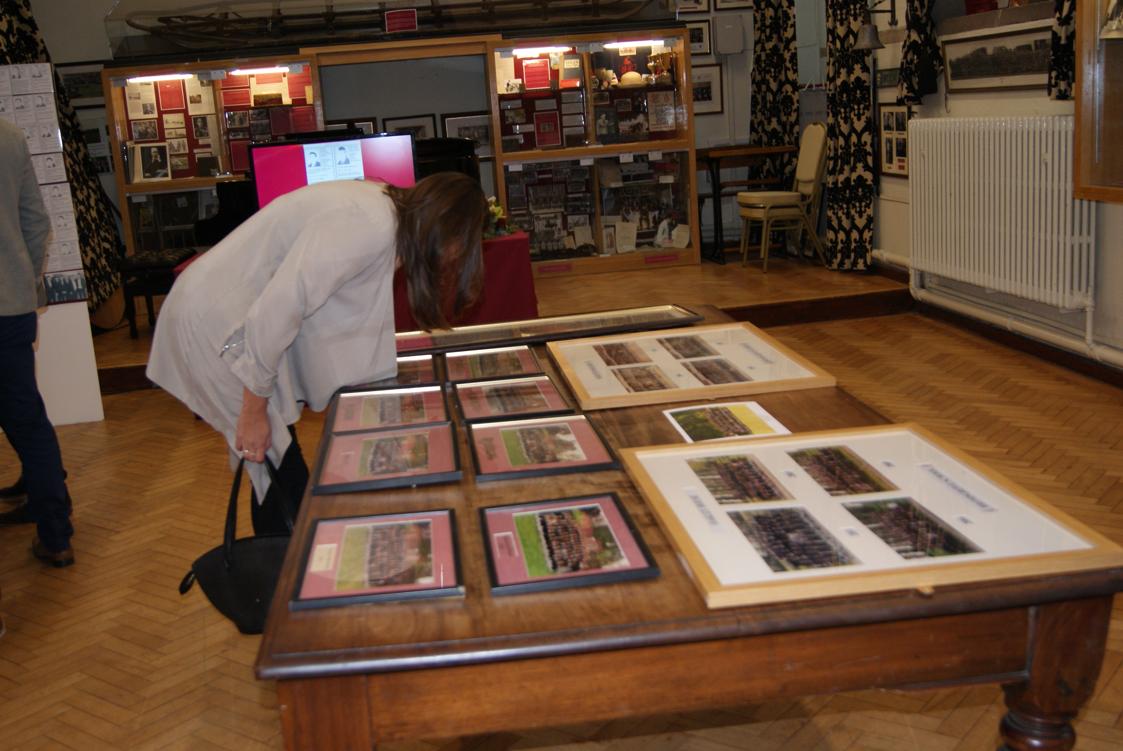 2005 Leavers' Reunion, 3/10/2015 - Kathryn Gardiner looking at her old House photos