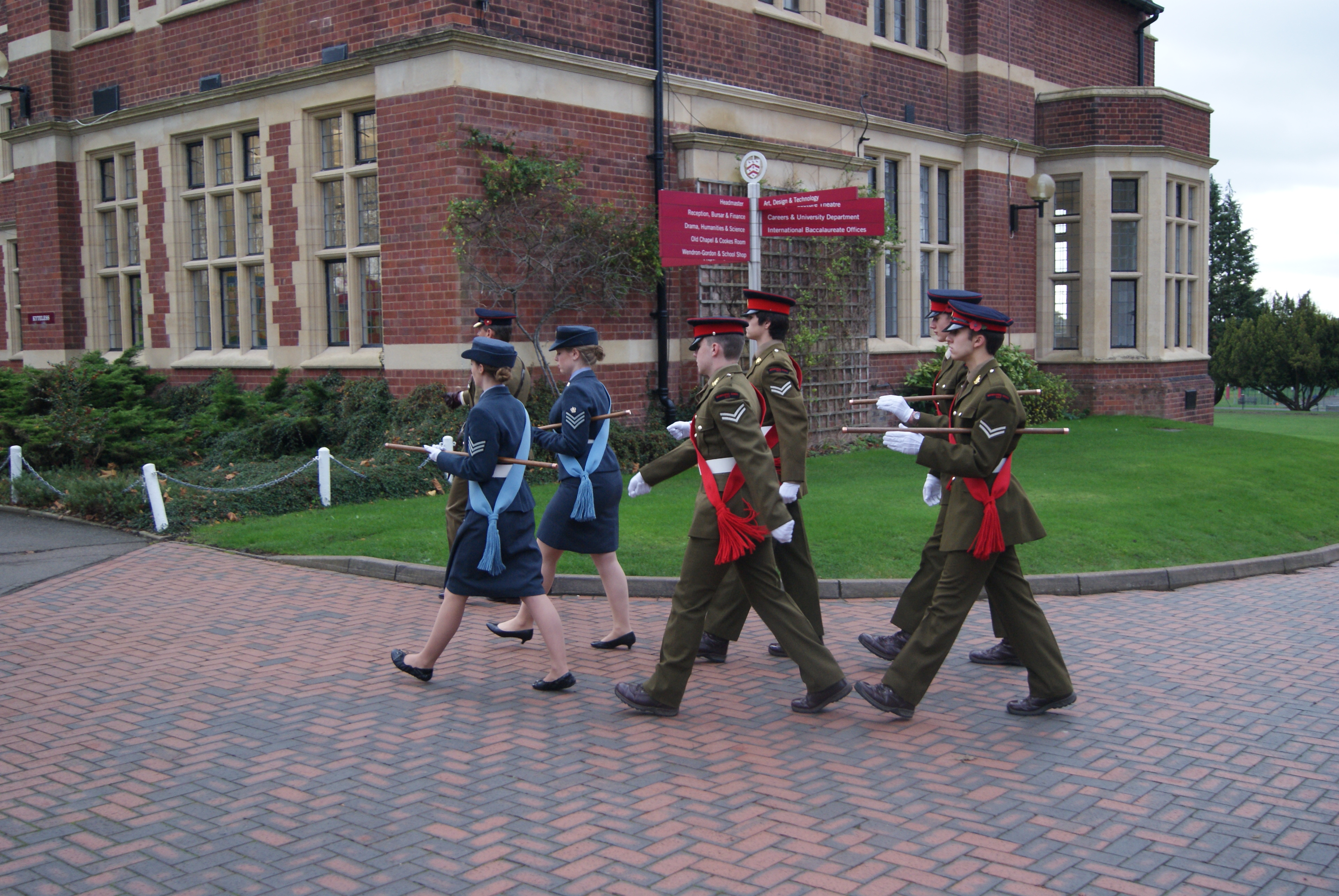 Remembrance at Bromsgrove School, 11th November 2015