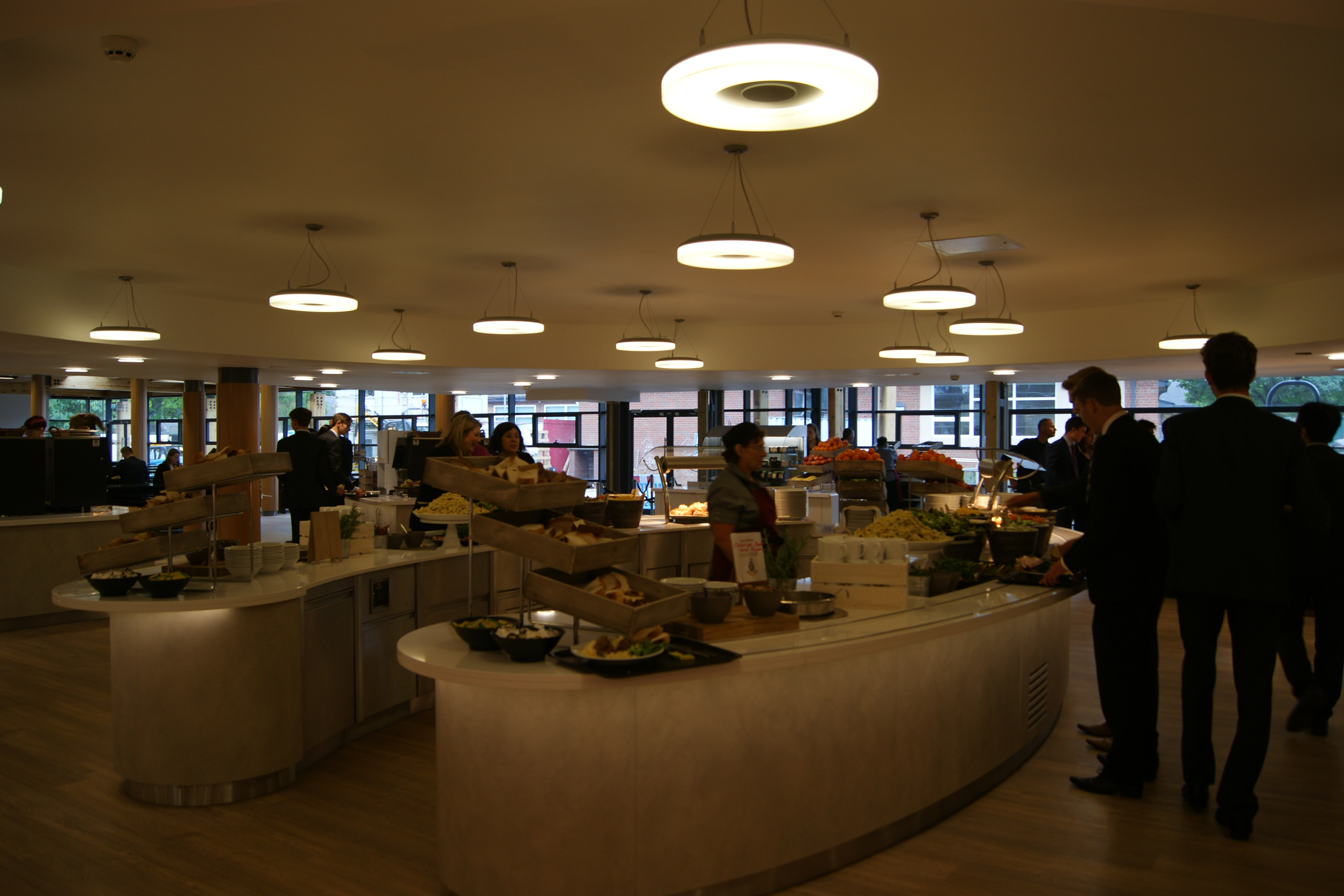 The Senior School Dining Hall which opened after refurbishment in September 2015