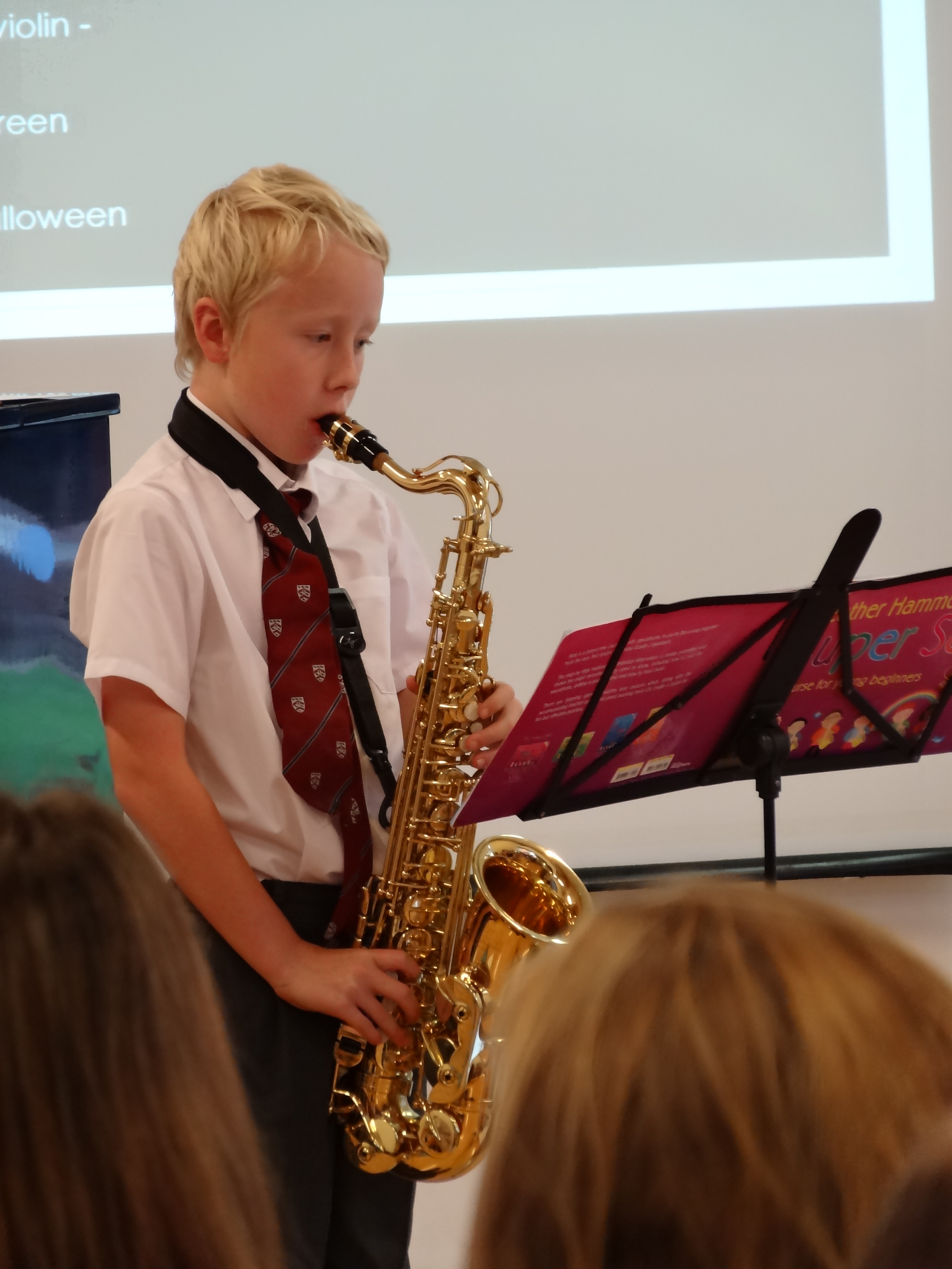 Years 3, 4 and 5 Lunchtime Concert - 10th October 2014