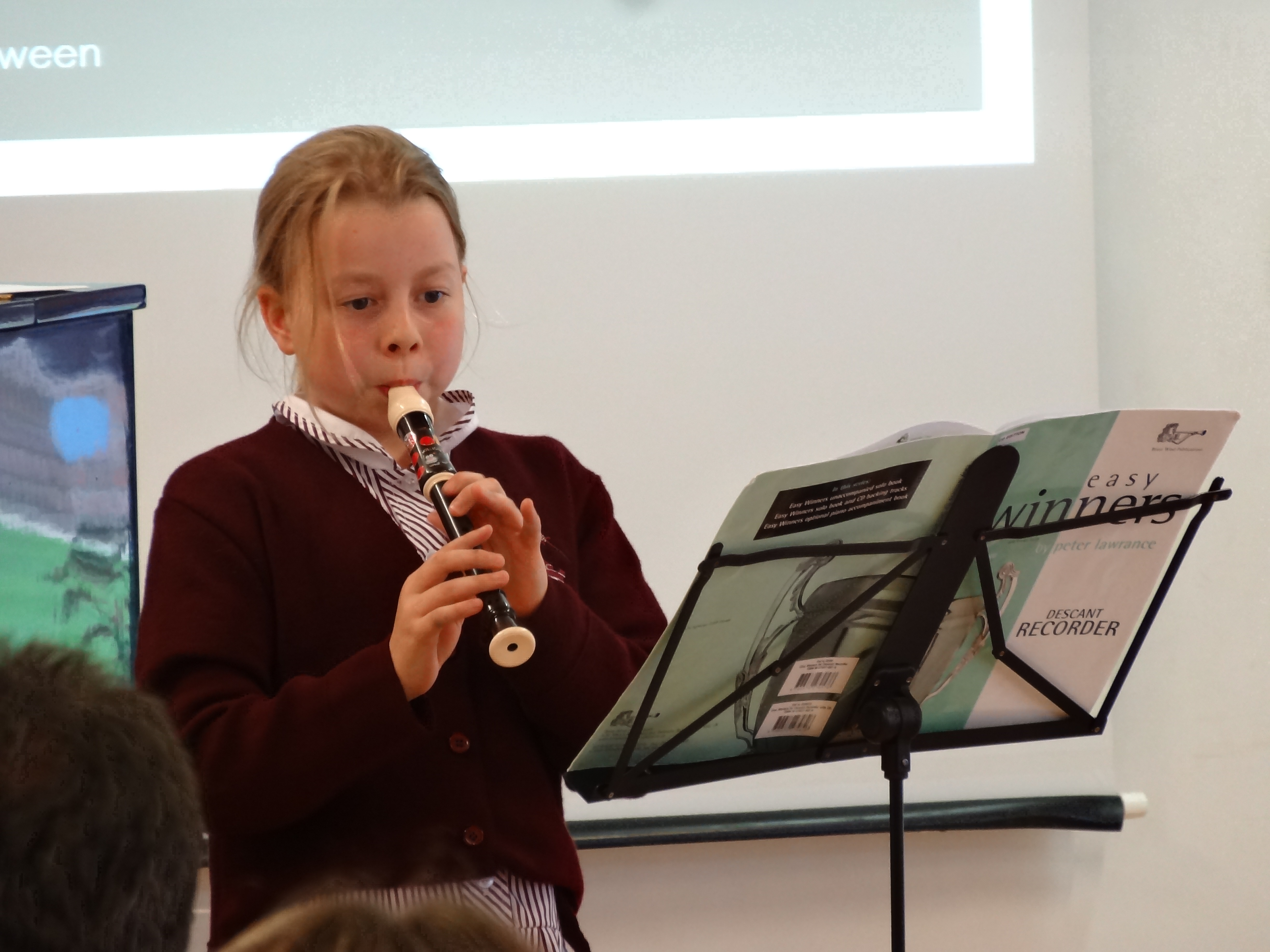Years 3, 4 and 5 Lunchtime Concert - 10th October 2014