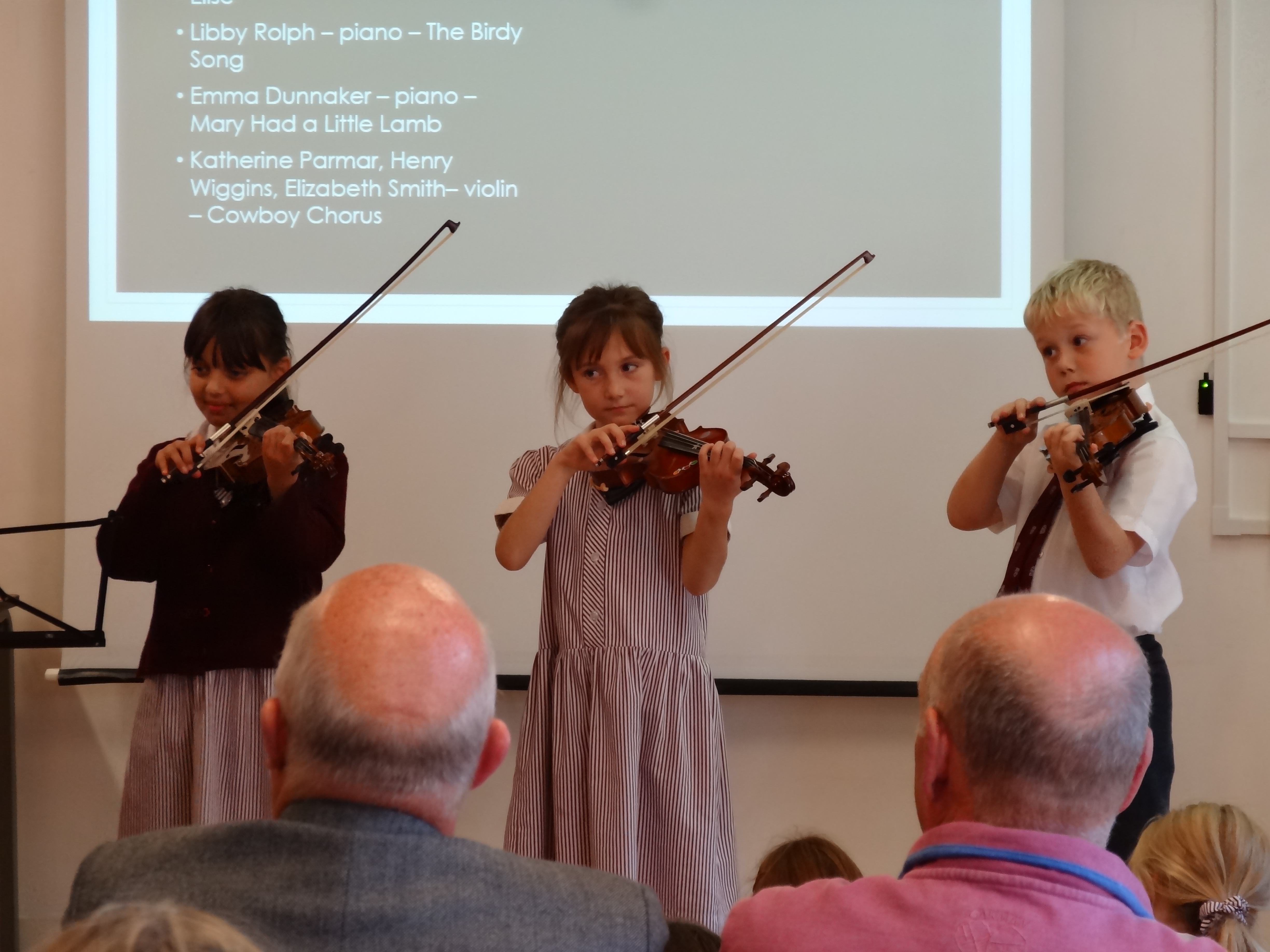 Years 3, 4 and 5 Lunchtime Concert - 10th October 2014