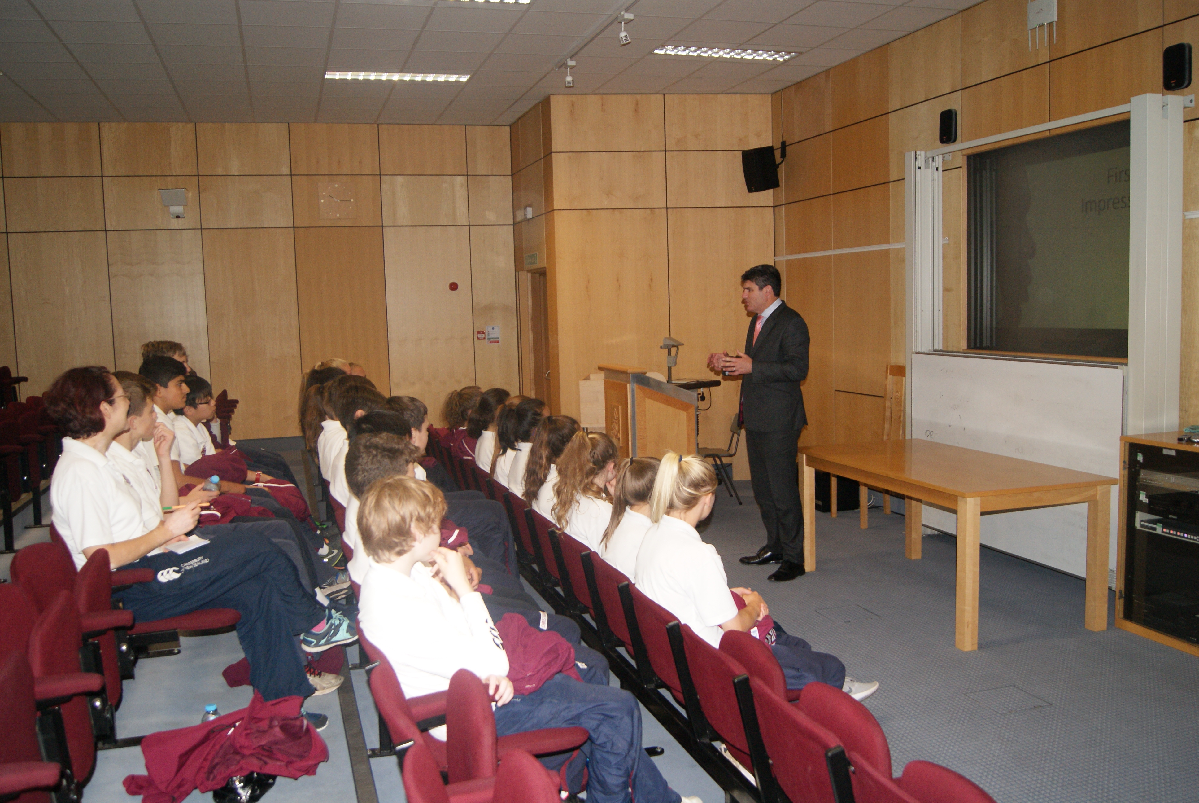 Year 8 Enterprise Day 2016: The Headmaster's Presentation on First Impressions