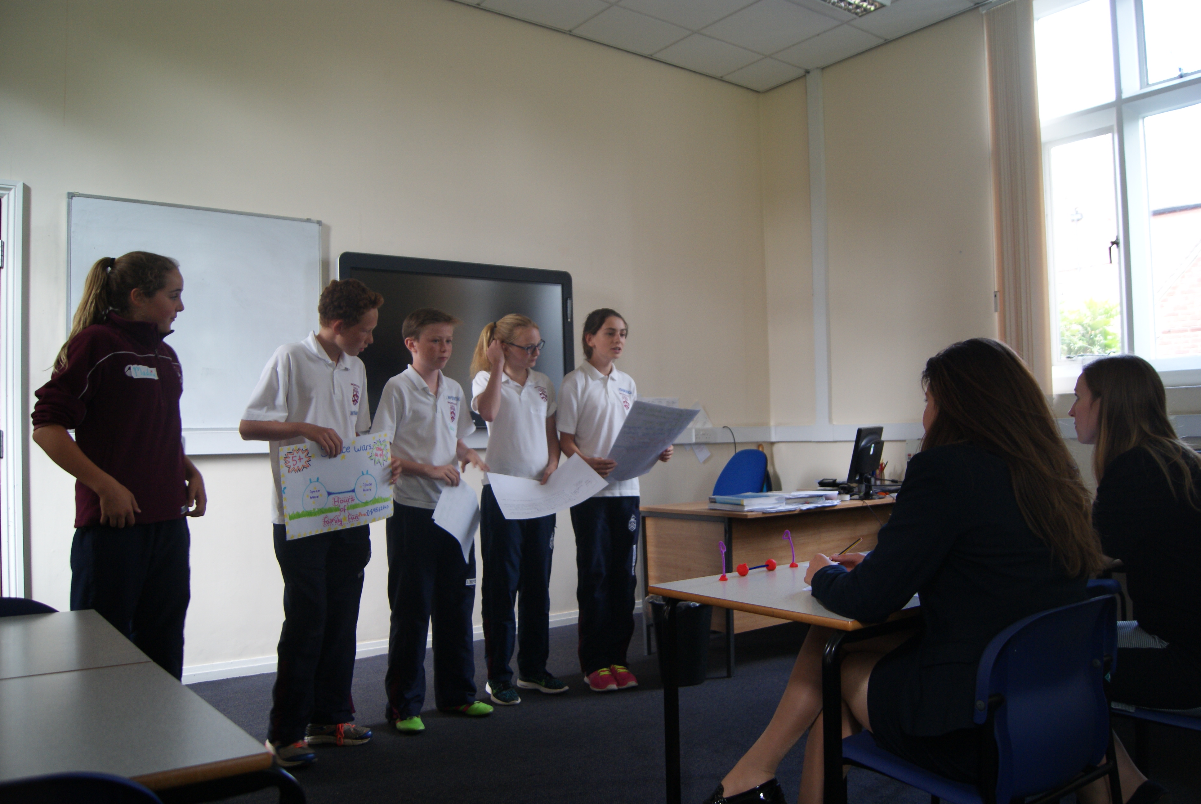 Year 8 Enterprise Day 2016: Dragon's Den Competition - Design your own Space Hopper