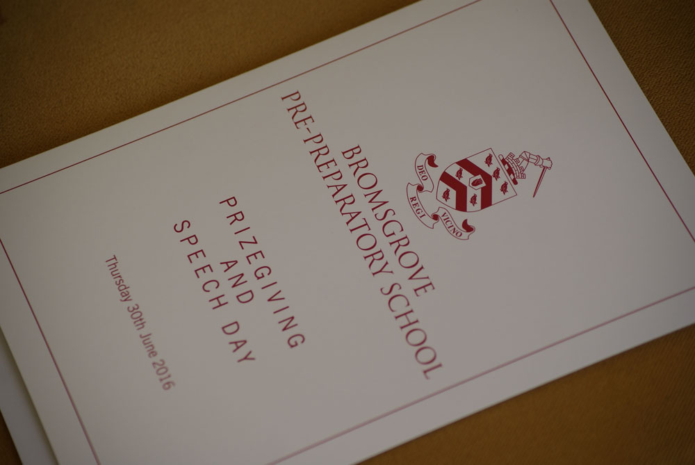 Year 2 Prizegiving, 30th June 2016