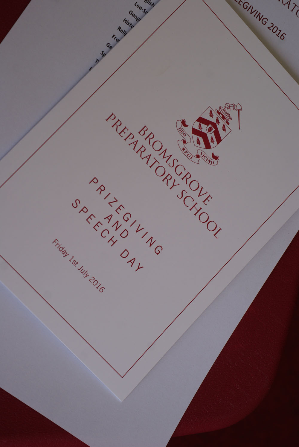Year 8 Prep Prizegiving, 1st July 2016