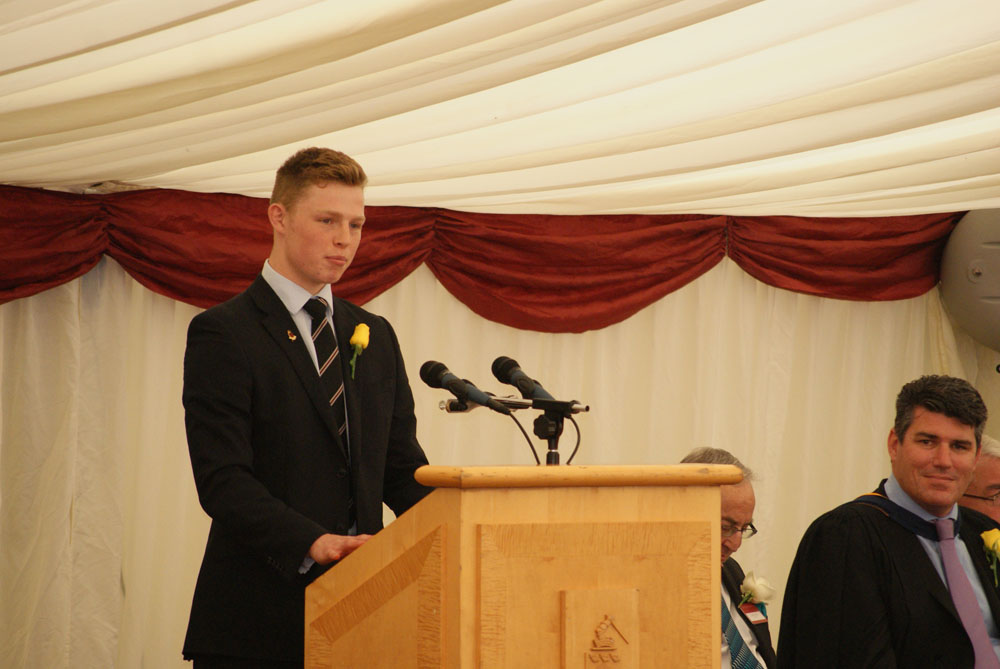 Year 8 Prep Prizegiving, 1st July 2016: Guest Speaker Harry Lloyd-Jones