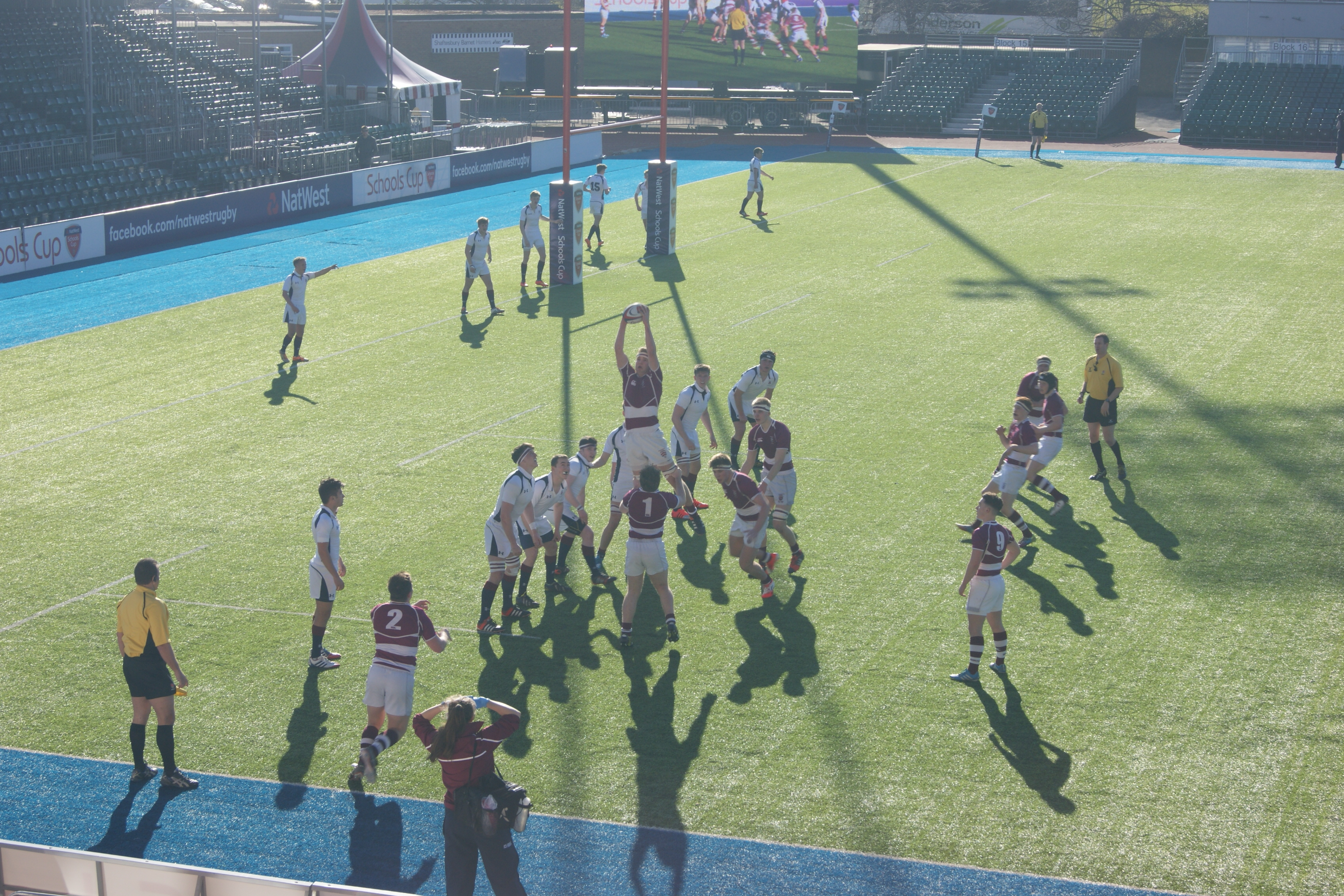Natwest Schools Cup Semi-Final vs Oundle at Allianz Park 7th March 2015