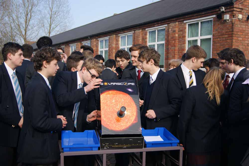 The partial solar eclipse over the Midlands, 20th March 2015