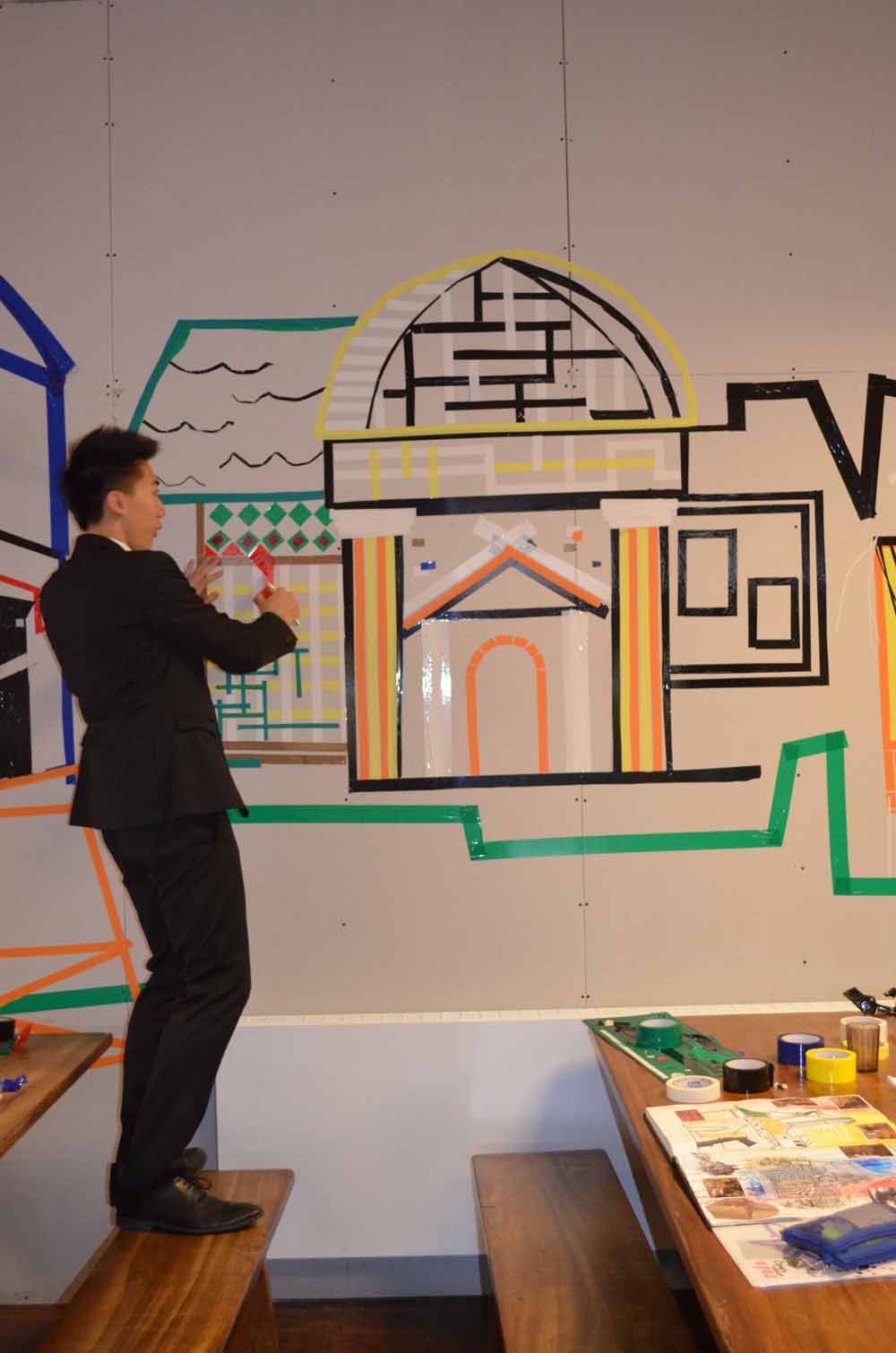 Tape House Murals 2015 - Dining Hall