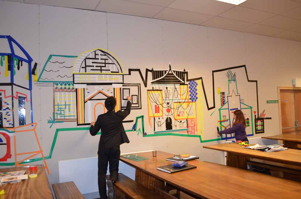 Tape House Murals 2015 - Dining Hall