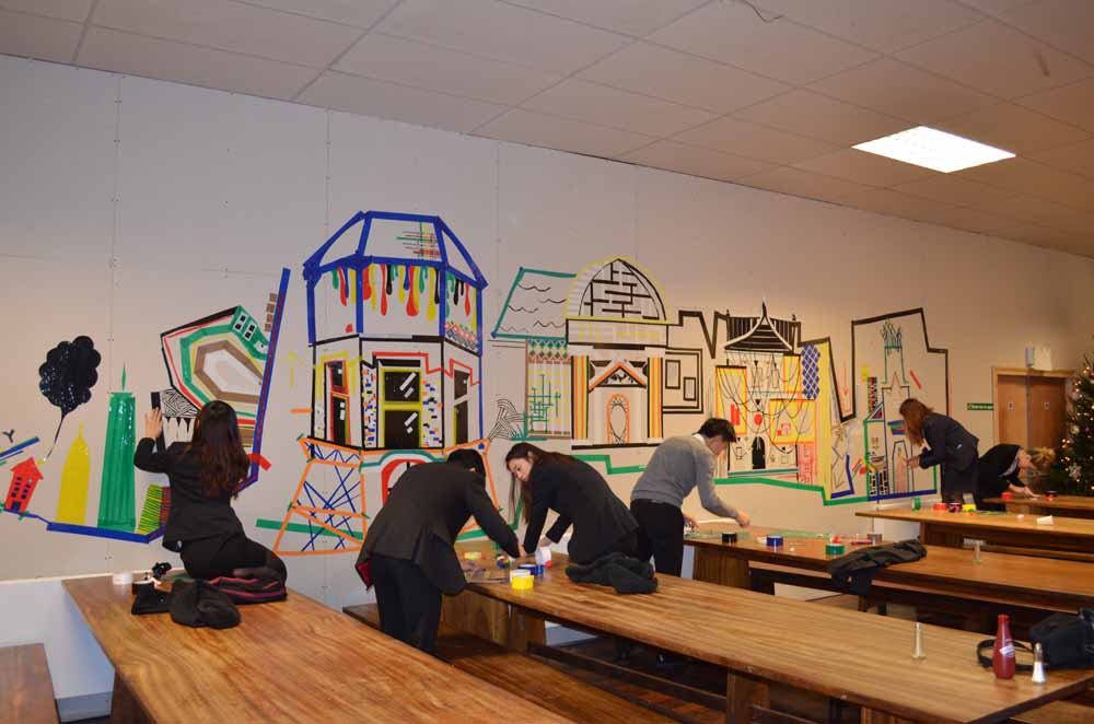 Tape House Murals 2015 - Dining Hall