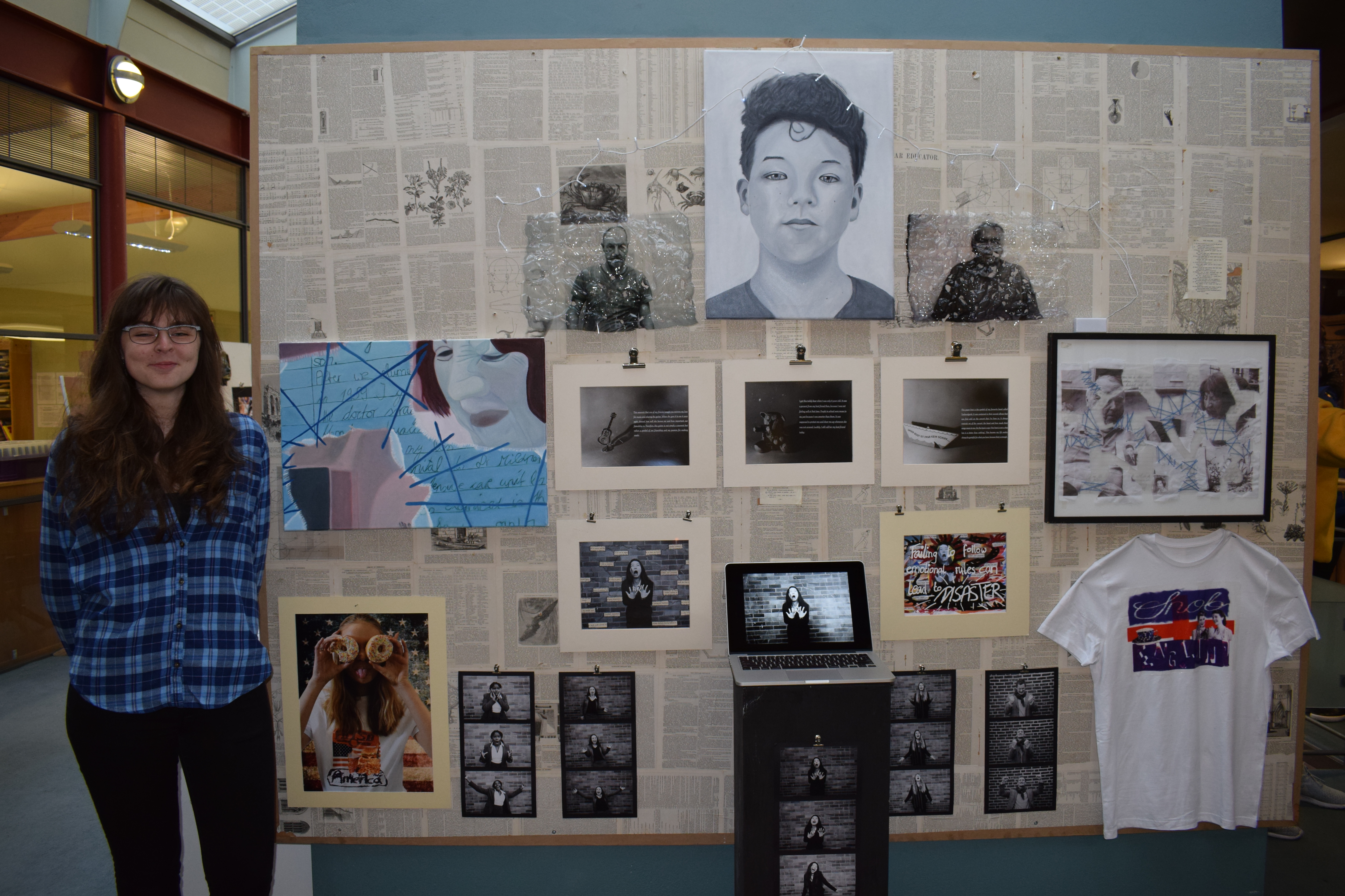IB Art Exhibition, March 2017 (Hannah's work)