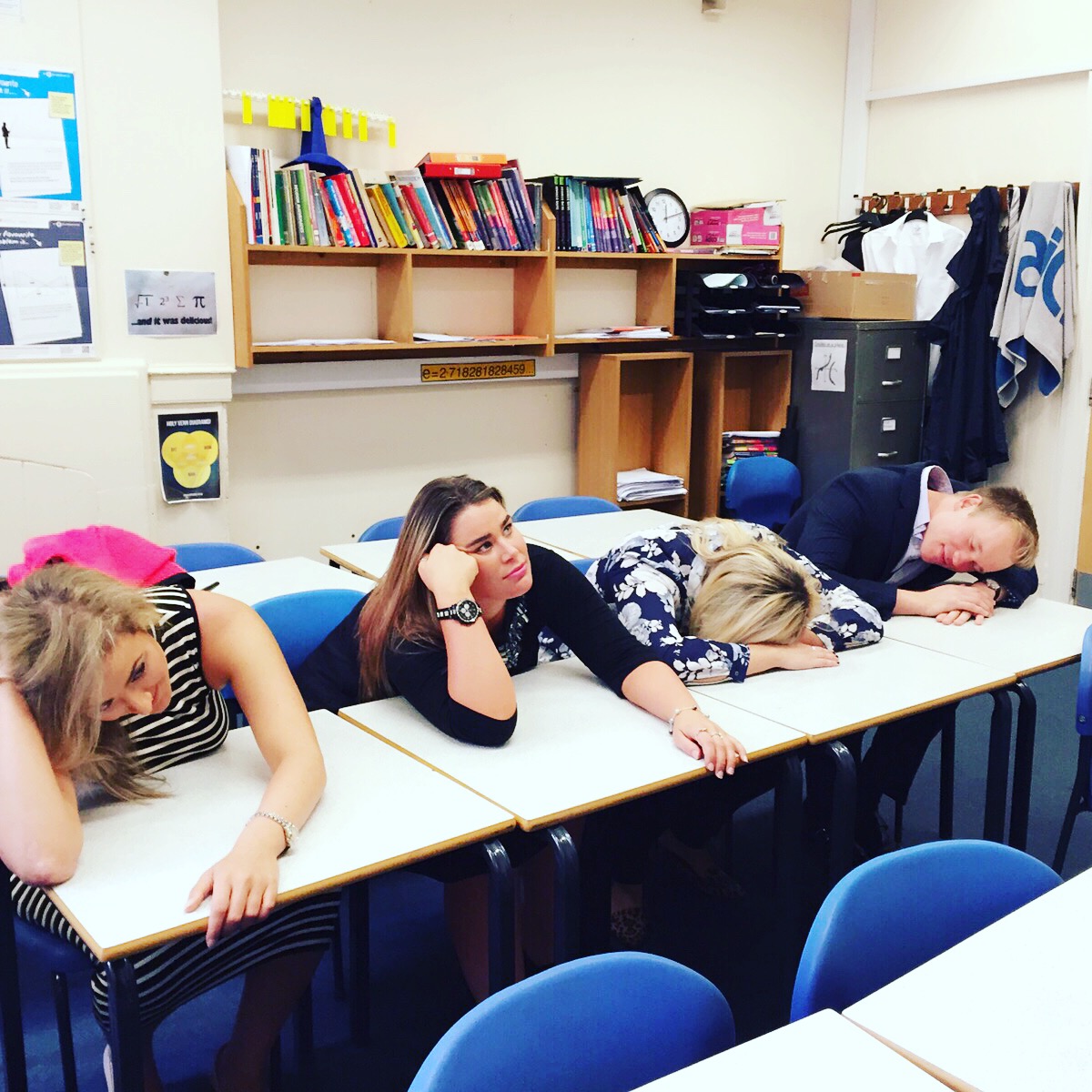 2005 Leavers' Reunion, 3/10/2015 - Re-living their school days!