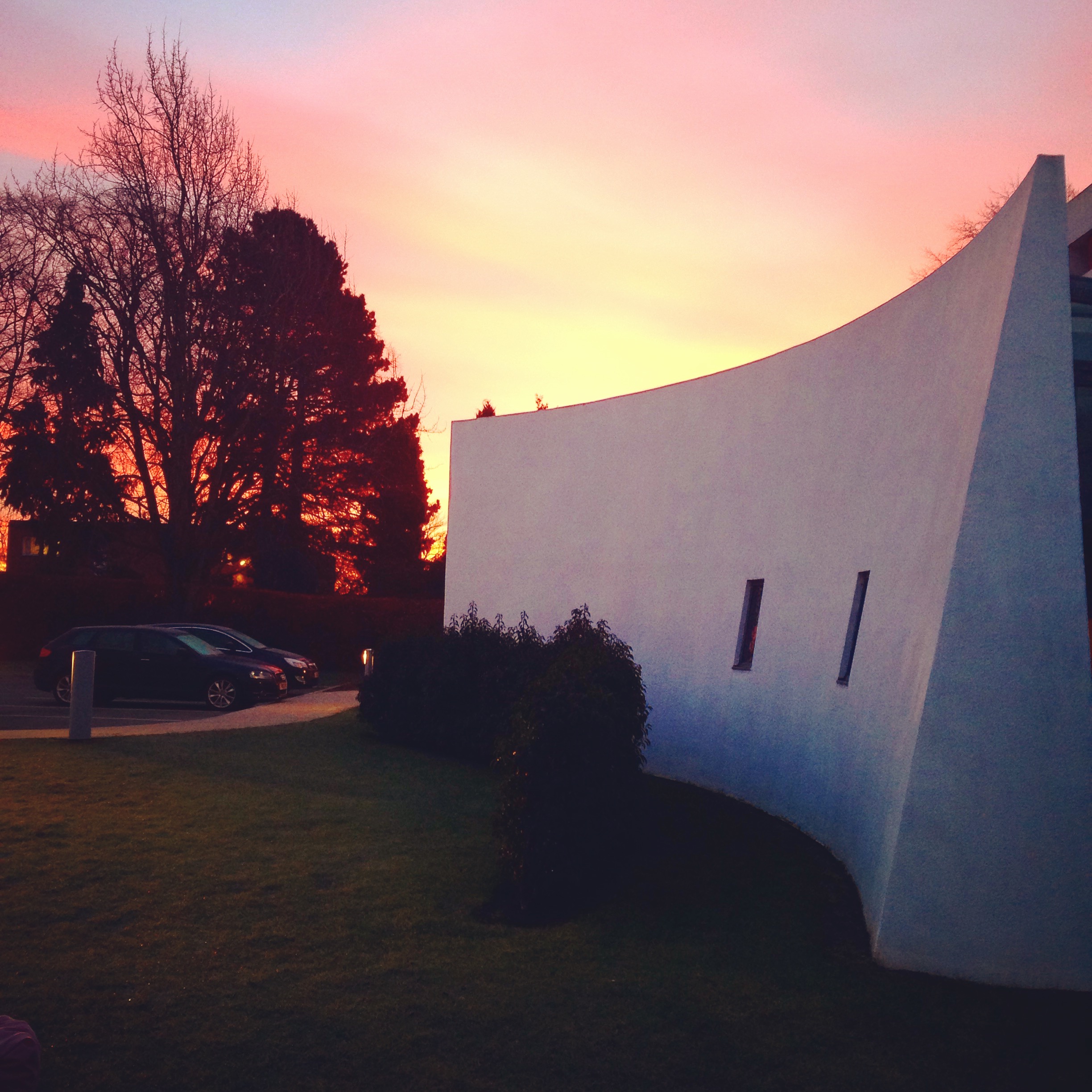 Sunset over Page House