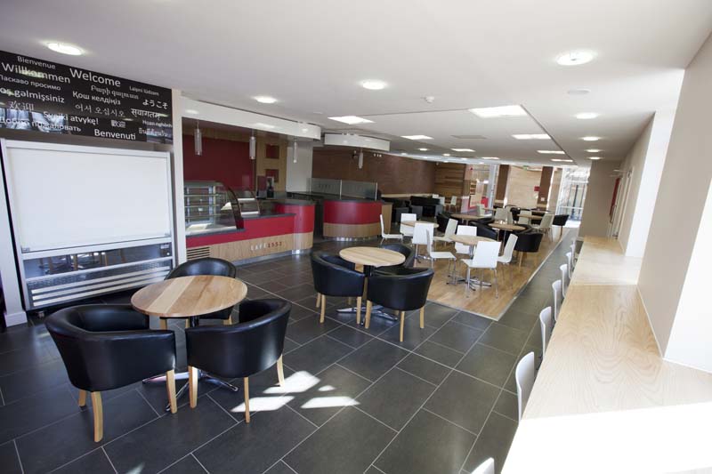 Cafe 1553 in the Sports Centre