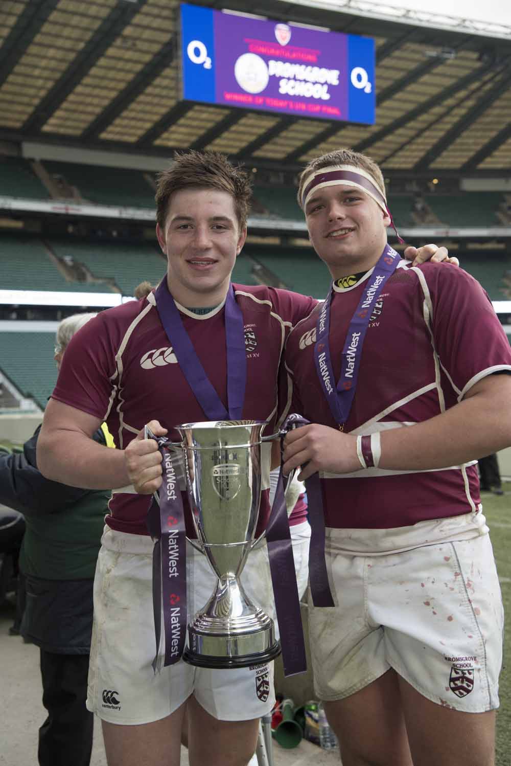 Natwest Schools Cup Final - Bromsgrove crowned champions, 25th March 2015. Photo Credit: Adam Scott